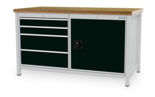 Bedrunka + Hirth Werkbank, 4 Schubladen, 1 Schrank