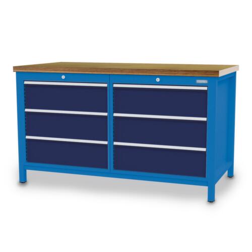 Bedrunka + Hirth Werkbank, 6 Schubladen