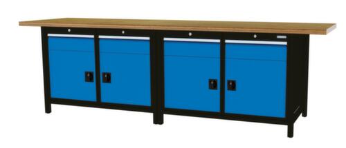 Bedrunka + Hirth Werkbank, 4 Schubladen, 4 Schränke