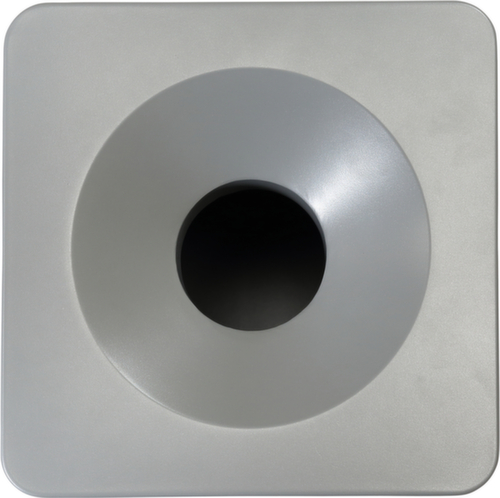 Selbstlöschender Wertstoffbehälter probbax®, 40 l, grau, Kopfteil grau