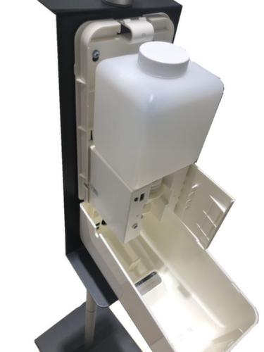 Desinfektionsstation mit DIN A4-Rahmen, mit Sensor