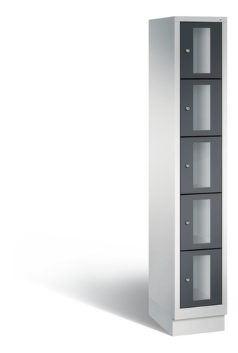 C+P Schließfachschrank Classic, 5 Fächer