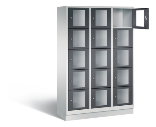 C+P Schließfachschrank Classic, 15 Fächer