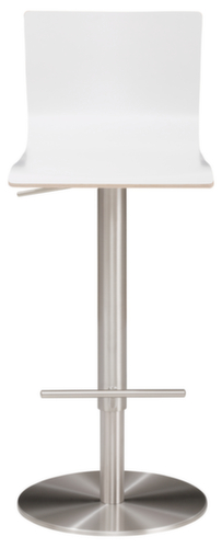 Mayer Sitzmöbel Barhocker myHENRI mit hoher Rückenlehne, Sitz weiß