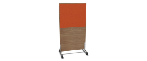 Nowy Styl Trennwand E10 aus Holz mit Stoffbespannung, Höhe x Breite 1545 x 800 mm