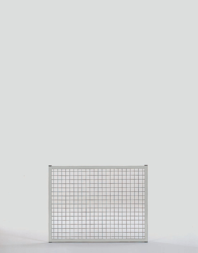 Wand-Aufsatzelement für Trennwandsystem, Breite 980 mm