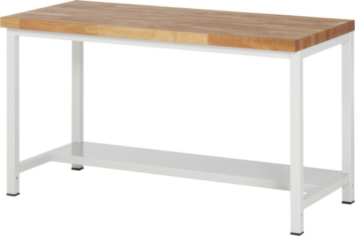 RAU Höhenverstellbare Werkbank Serie 8000, 1/2 Ablageboden
