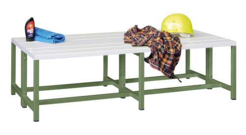 PAVOY Umkleidebank Basis mit Kunststoffleisten