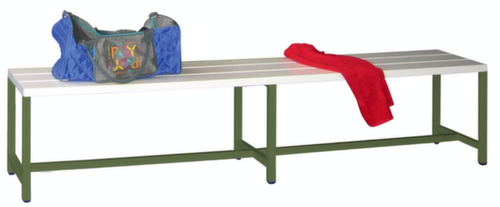 PAVOY Umkleidebank Basis mit Kunststoffleisten