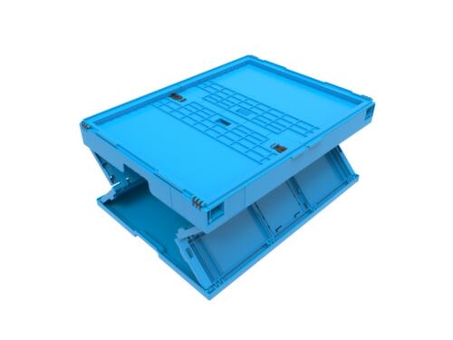 Walther Faltsysteme Faltbox, blau, Inhalt 200 l, Klappdeckel