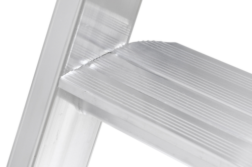 Hymer Stufenstehleiter 4126 mit Plattform, 5 profilierte Stufen