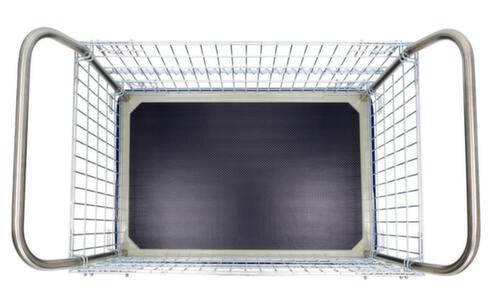 UDOBÄR Gitter-Vierwandwagen mit rutschfester Ladefläche, Traglast 500 kg