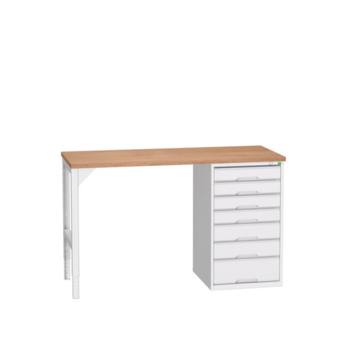 bott Werkbank verso, 7 Schubladen, RAL7035 Lichtgrau/RAL7035 Lichtgrau