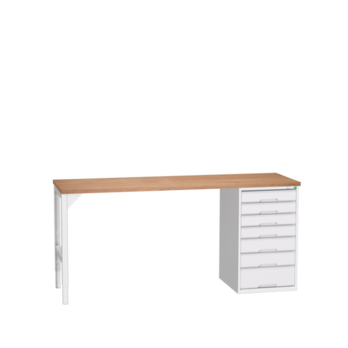 bott Werkbank verso, 7 Schubladen, RAL7035 Lichtgrau/RAL7035 Lichtgrau