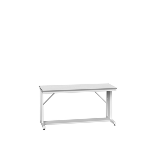 bott Freitragende Montagewerkbank verso, RAL7035 Lichtgrau