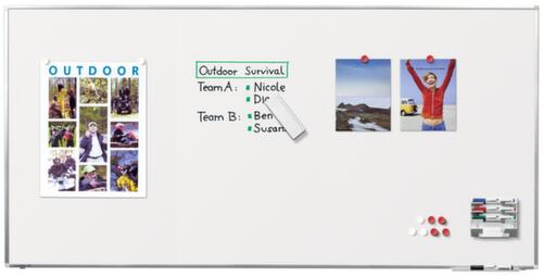 Legamaster Emailliertes Whiteboard PREMIUM PLUS in weiß, Höhe x Breite 900 x 1800 mm