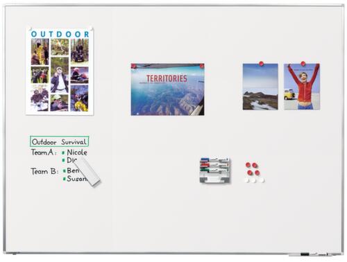 Legamaster Emailliertes Whiteboard PREMIUM PLUS in weiß, Höhe x Breite 1200 x 1800 mm