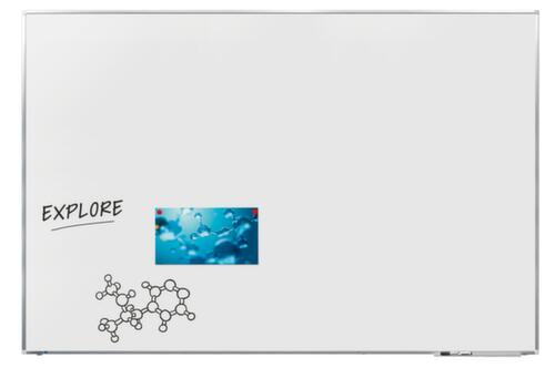 Legamaster Emailliertes Whiteboard PREMIUM PLUS in weiß, Höhe x Breite 1200 x 1800 mm