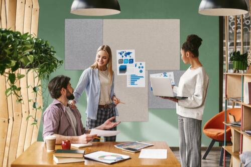 Legamaster Akustik-Wandpaneel BOARD-UP