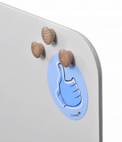 Legamaster Magnet WOODEN, natur, Ø 25 mm