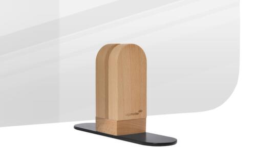 Legamaster Tischtrennwand ELEMENTS aus Acrylglas, Höhe x Breite 600 x 800 mm