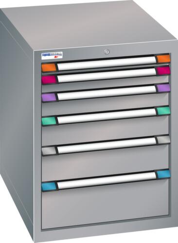 Thurmetall Schubladenschrank mit Breite 605 mm, 6 Schublade(n)