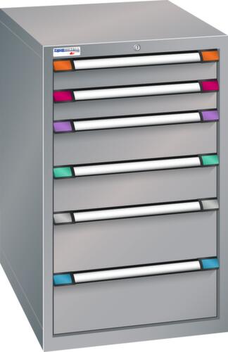 Thurmetall Schubladenschrank mit Breite 605 mm, 6 Schublade(n)