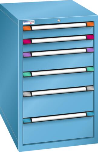 Thurmetall Schubladenschrank mit Breite 605 mm, 6 Schublade(n)