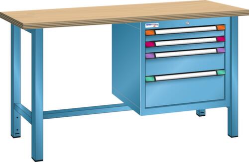 Thurmetall Werkbank, 4 Schubladen, 1 Ablageboden