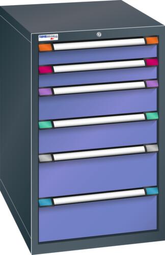 Thurmetall Schubladenschrank mit Breite 605 mm, 6 Schublade(n)