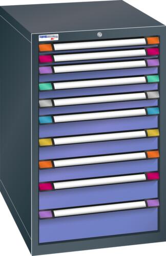 Thurmetall Schubladenschrank mit Breite 605 mm, 10 Schublade(n)