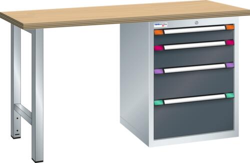 Thurmetall Werkbank, 4 Schubladen