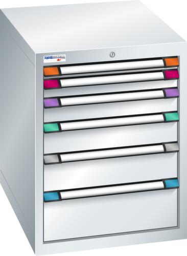 Thurmetall Schubladenschrank mit Breite 605 mm, 6 Schublade(n)