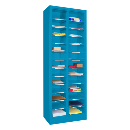 PAVOY Post-/Sortierregal Basis, Breite 640 mm, 26 Fächer