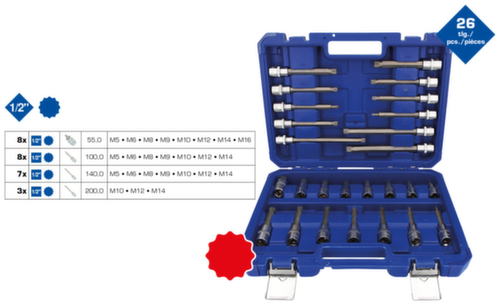 Brilliant Tools 1/2" Steckschlüssel-Satz