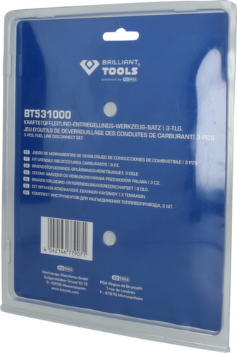 Brilliant Tools Kraftstoffleitung-Entriegelungszangen-Satz