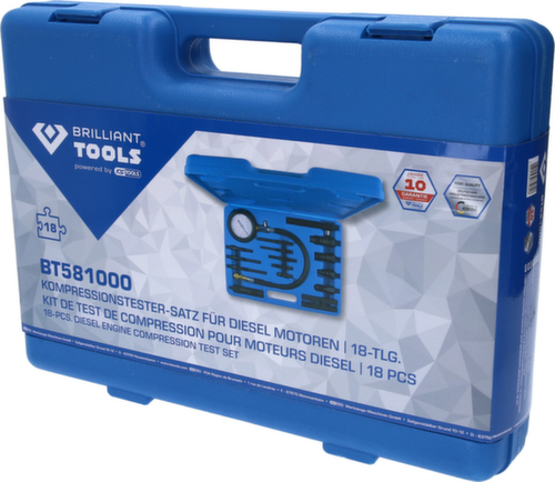 Brilliant Tools Kompressionstester-Satz für Diesel Motoren