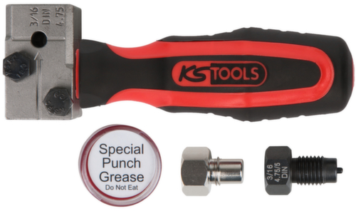 KS Tools FLAREFIXeco 4,75 mm Universal-Bremsleitungs-Bördelgerät-Satz