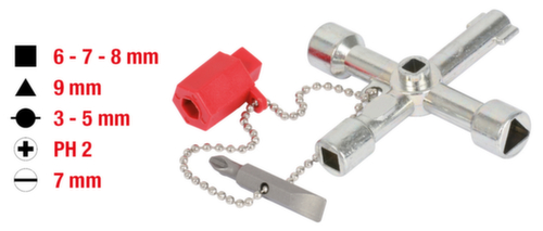 KS Tools Universal-Schaltschrankschlüssel