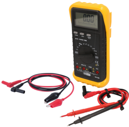 KS Tools Digital Multimeter inkl. Prüfspitzen und Krokodilklemmen