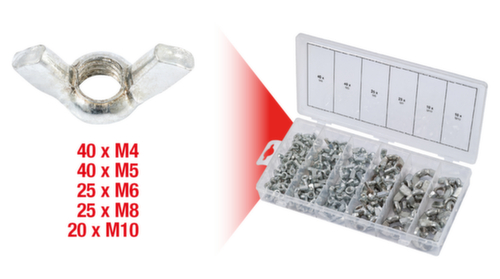 KS Tools Sortiment Flügelmuttern