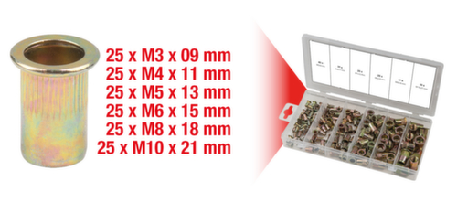 KS Tools Sortiment Gewindenieten