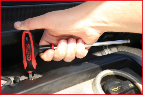 KS Tools T-Griff-Innensechskant-Kugelkopf-Schlüssel-Satz