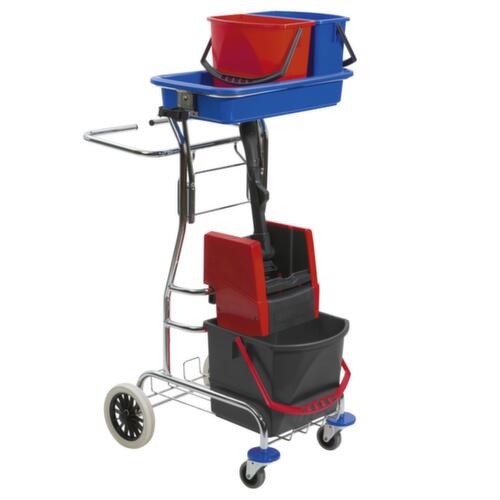 Vermop Reinigungswagen Variant mit verchromtem Gestell