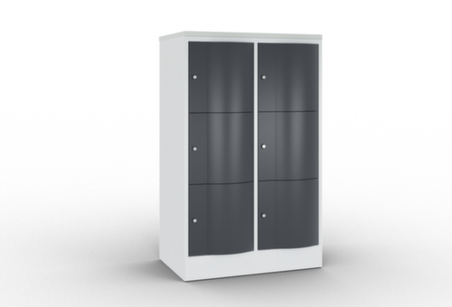 C+P Schließfachschrank Resisto, 6 Fächer