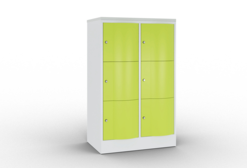 C+P Schließfachschrank Resisto, 6 Fächer