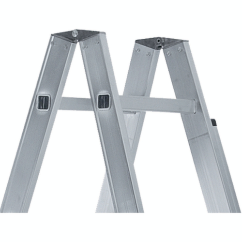 ZARGES Treppenstehleiter, 2 x 8 Sprossen