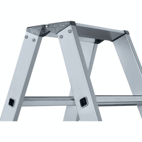 ZARGES Stehleiter R13step B mit rutschsicheren Stufen, 2 x 14 Stufen mit R13-Belag