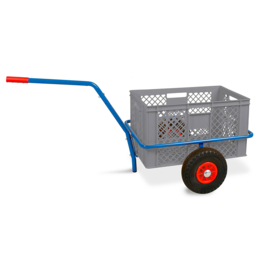 Handwagen mit herausnehmbarem Kunststoffkorb, Traglast 200 kg