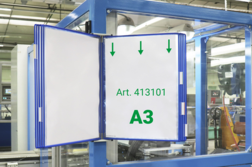 tarifold Sichttafelsystem, mit 10 Sichttafeln in DIN A3